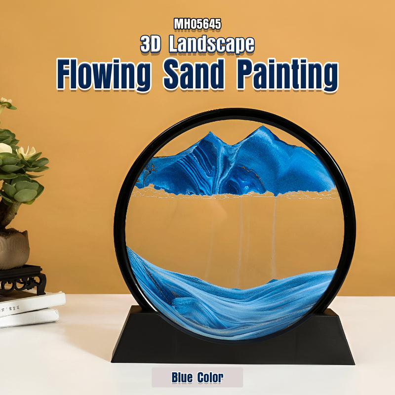 MH05645  3D Landscape Flowing Sand Painting