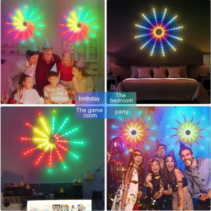 ME04903 Home Decoration Led Fireworks Light