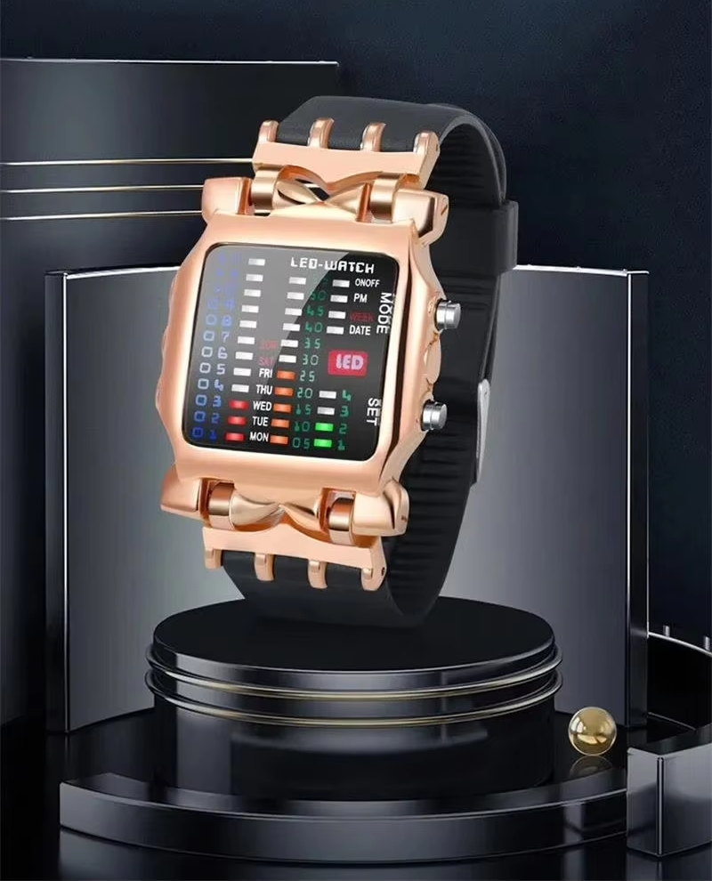 MW05628  Binary LED Digital Smart Watch