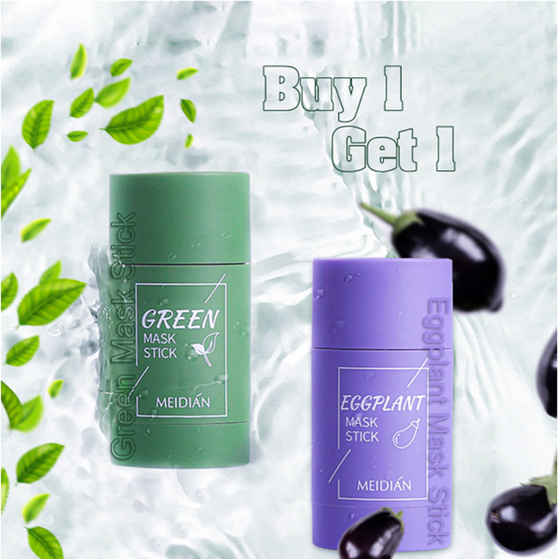 MC04799 Green Mask Stick and  Eggplant Mask Stick