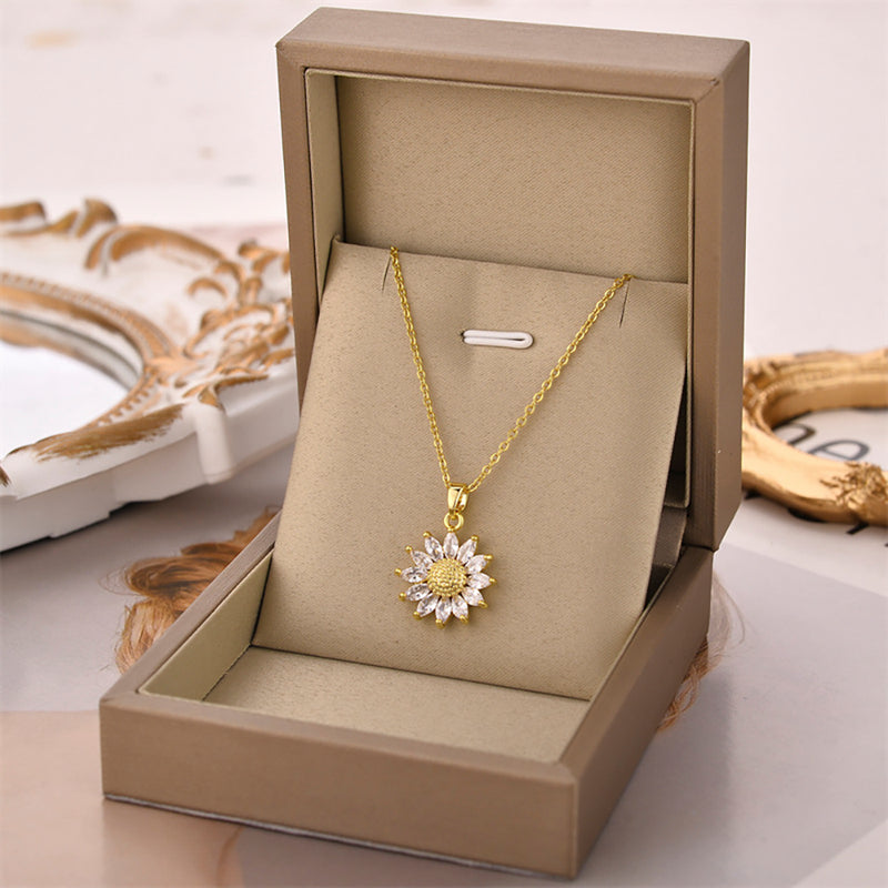 MJ03002 Sun Flower Necklace