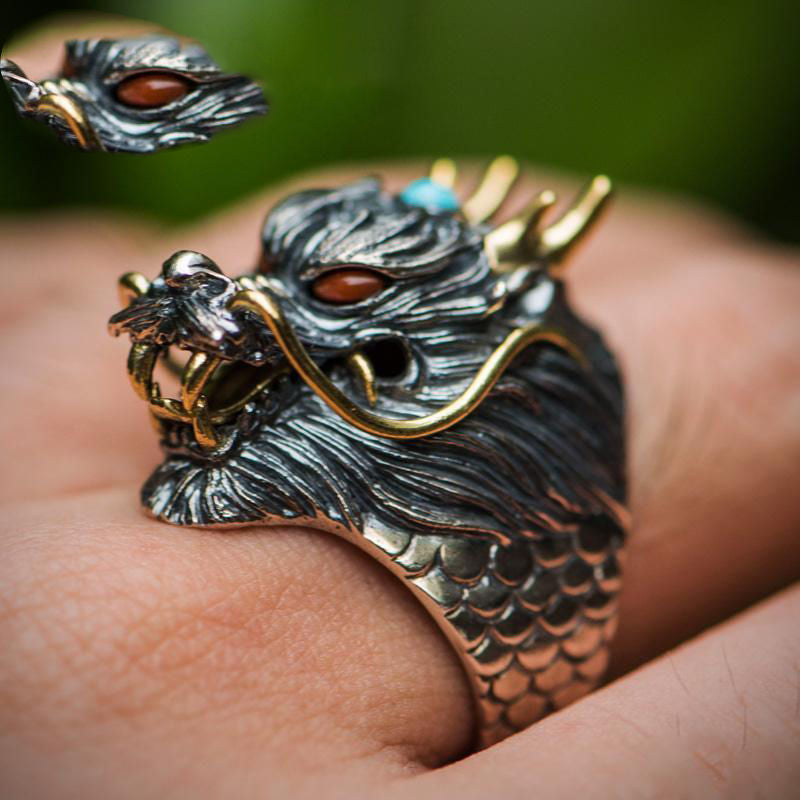 MJ03144 Dragon Head Ring